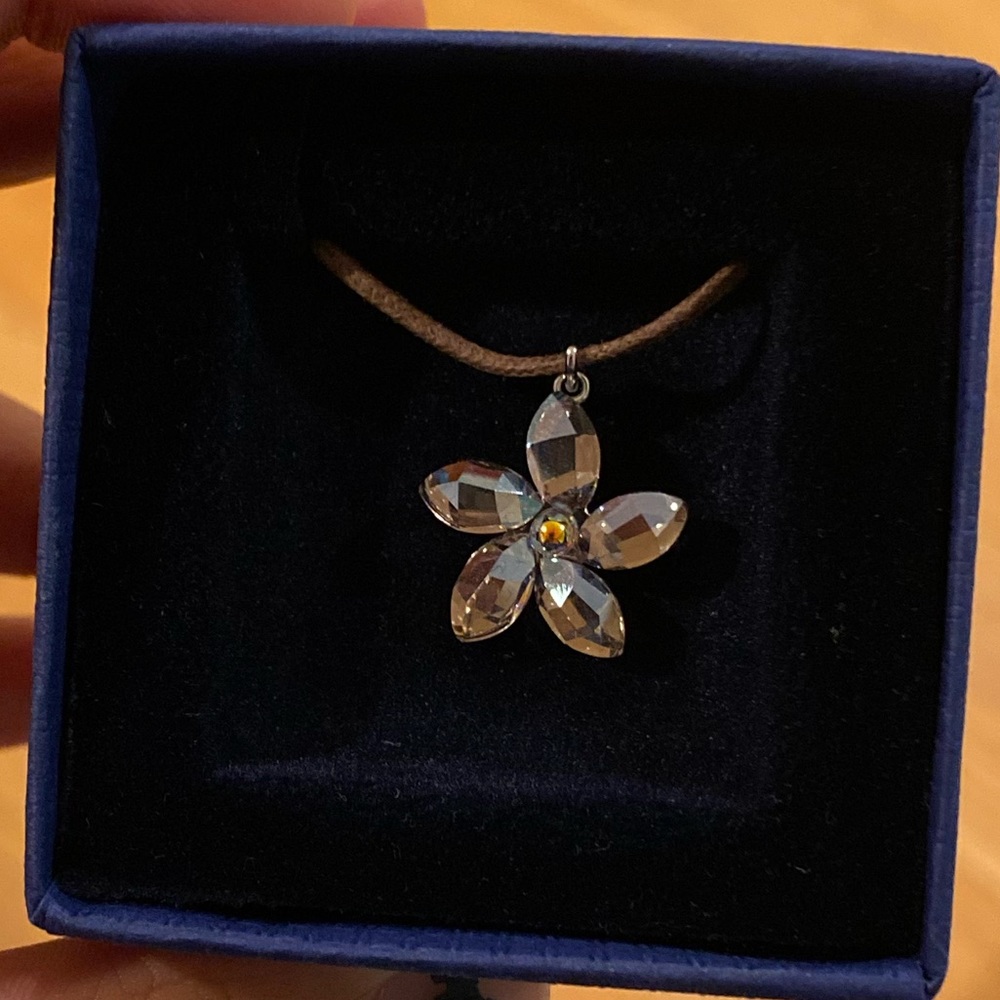Swarovski Crystal Flower Necklace